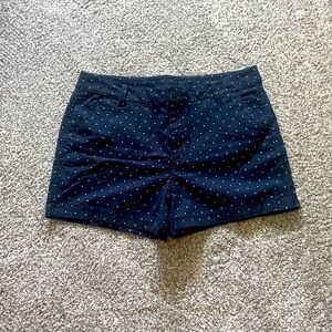 Navy Polka Dot Shorts